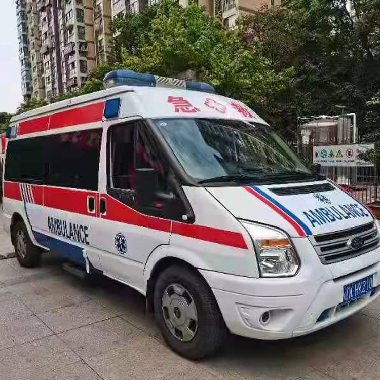 长清长途救护车护送病人返乡